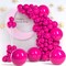 140pcs 18 12 10 5 Inch Different Sizes Pack Party Latex Balloons (Hot Pink